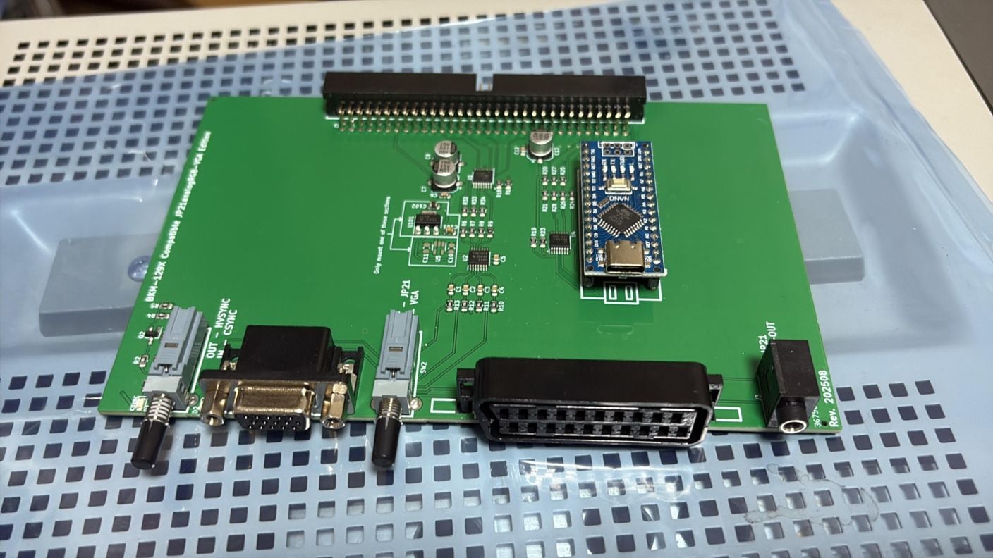 BKM-129X compatible JP21analogRGB-VGA Edition