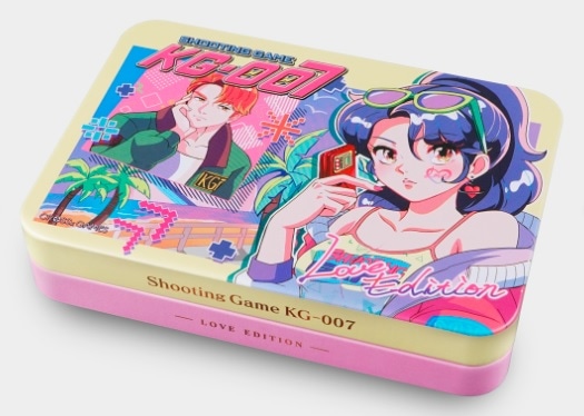 シューティングゲーム KG-007 ―LOVE EDITION―【缶パッケージVer.】（FC/FC互換機用）