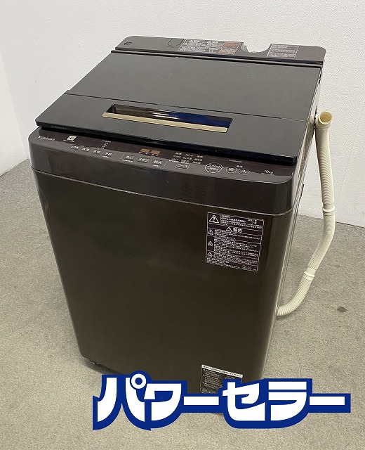 TOSHIBA/��� ����ư������ 10kg ZABOON AW-10SD8(T) 2021ǯ�� ����ȥ�ե�����Х֥� ���쥤��֥饦�� ��Ų��� ŹƬ���贿�� R10499