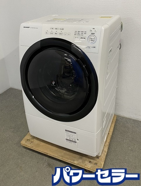 ���㡼��/SHARP �ɥ�༰�������絡 ����7kg/����3.5kg ����ѥ��� ������ ES-S7G-WL 2022ǯ�� �ۥ磻�ȷ� ��Ų��� ŹƬ���贿�� R10539