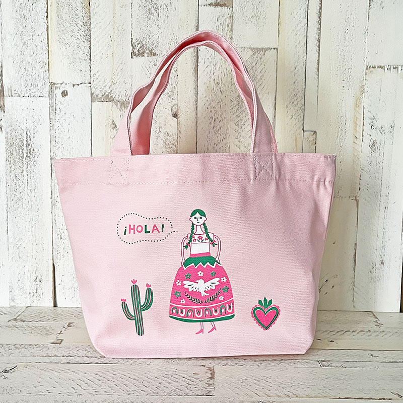 トートバッグS ピンク | 布製品 | カドマルデザイン室