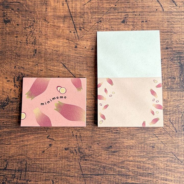 ミニメモ　みょうが