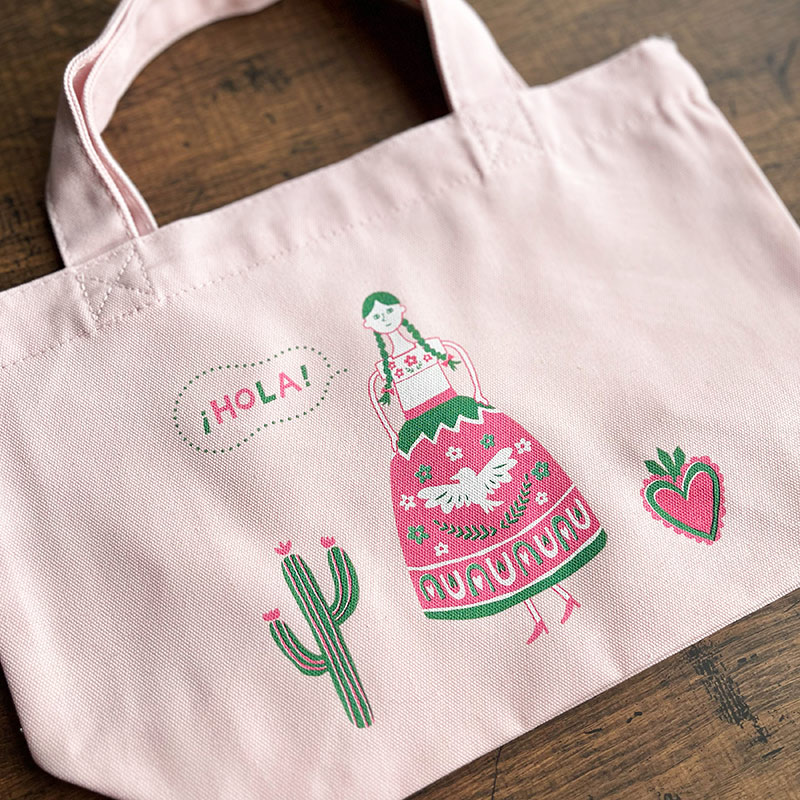 トートバッグS　ピンク