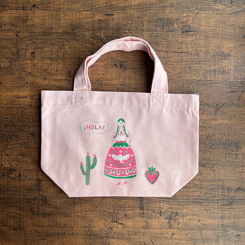 トートバッグS　ピンク