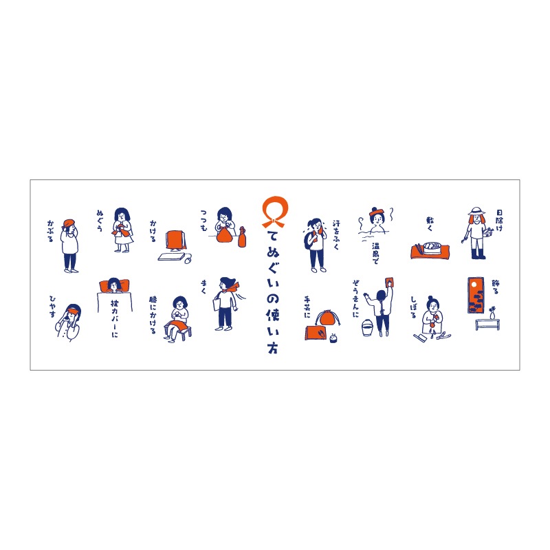 手ぬぐい 手ぬぐいの使い方