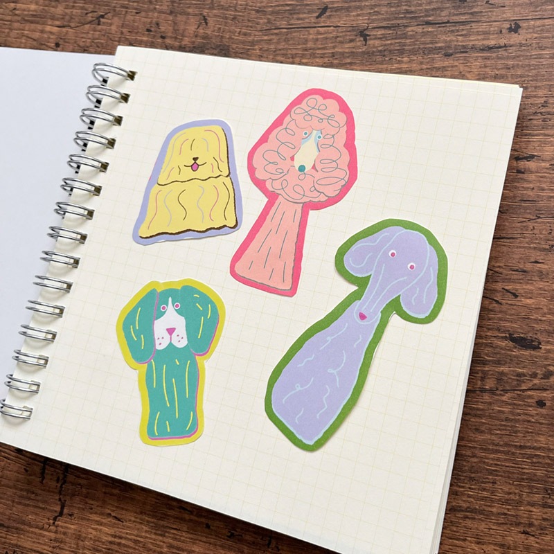 ワンカットステッカー　しろ