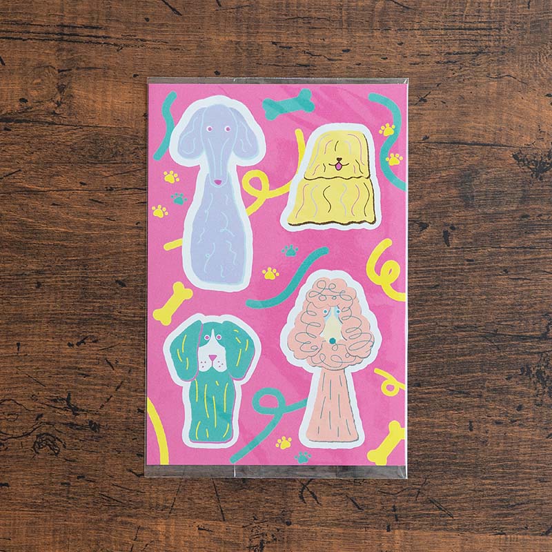 ワンカットステッカー　ピンク