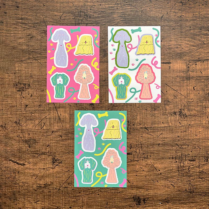 ワンカットステッカー　ピンク