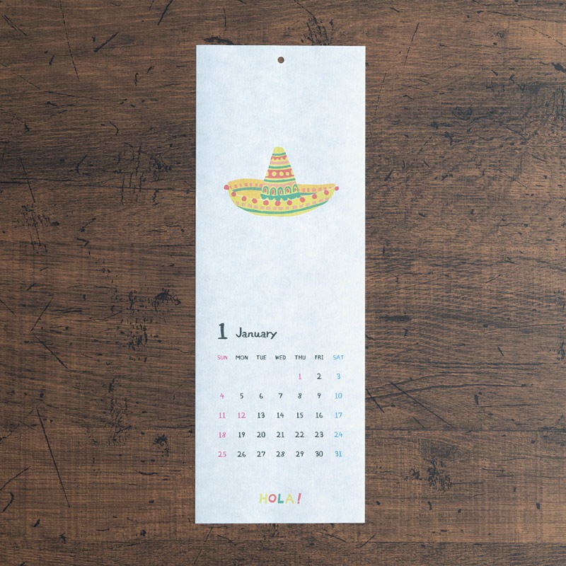 2026年カレンダー  HOLA!メキシコ