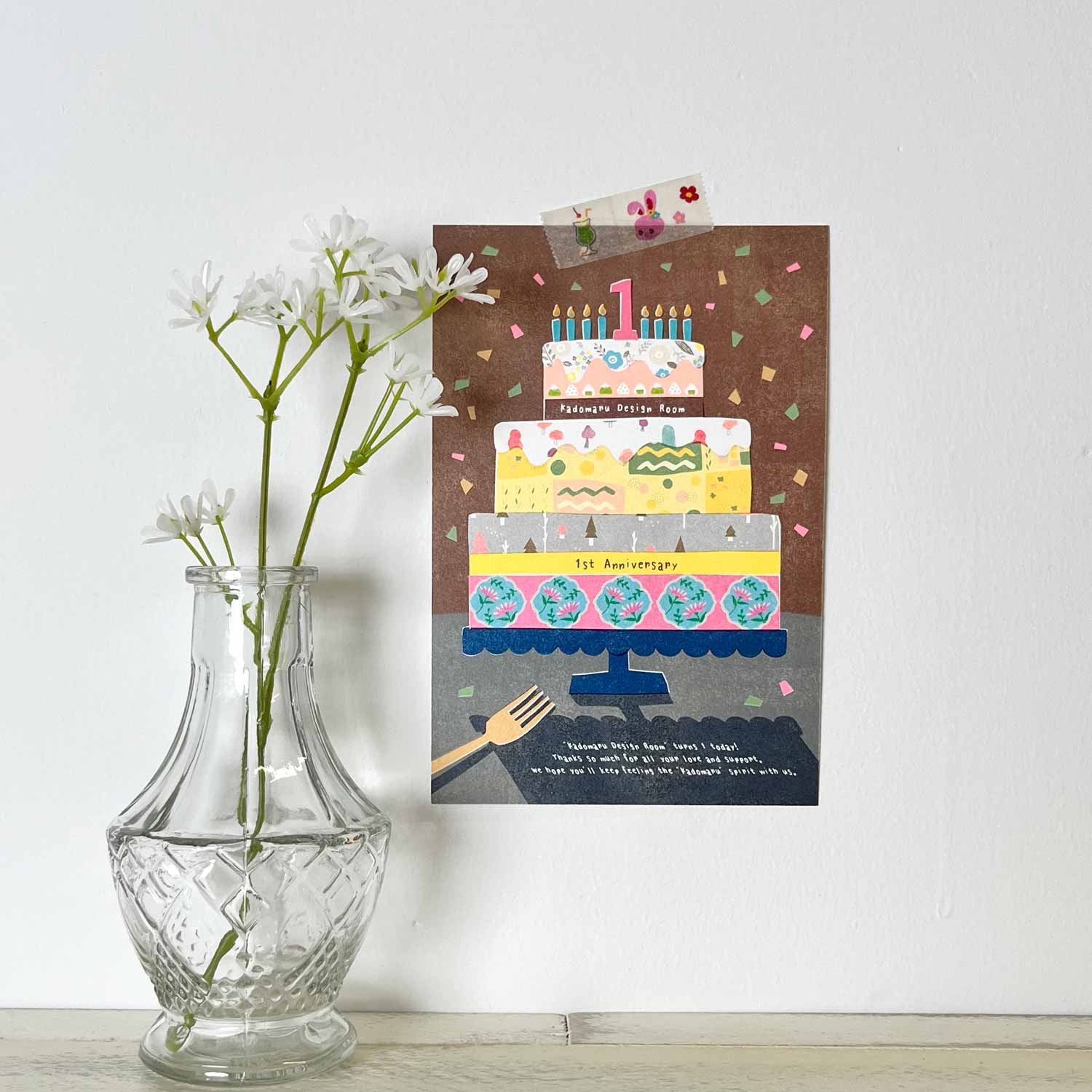 １周年記念ポストカード