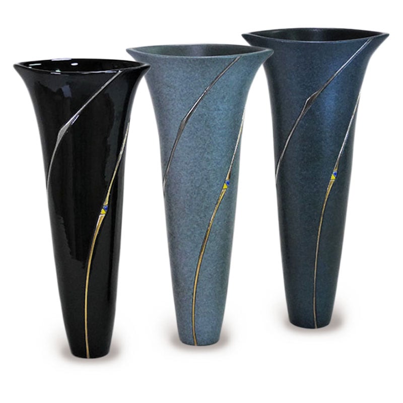 京焼　華善窯　窯変花瓶　華道家元池坊　花器 京焼 華善窯 窯変花瓶 華道家元池坊 花器