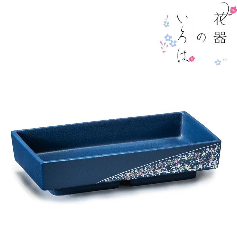 焼き締め 水盤 鉢 南蛮 花器 古美術 古道具 アンティーク 萬古焼の水盤花器 2寸4分皿 | 花器と道具 | 日本総合園芸