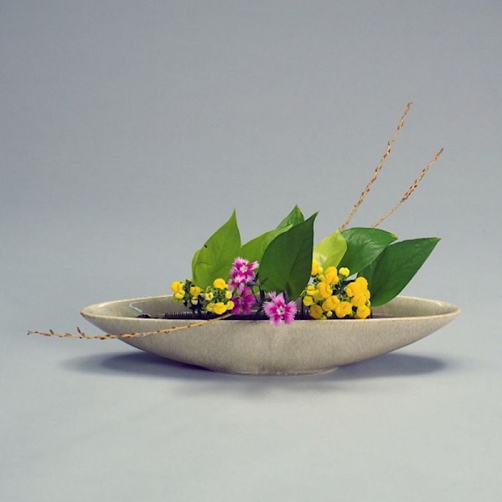 大樋焼  掛花生  花生  花瓶  茶道具 大樋焼 掛花生 花生 花瓶 茶道具 九代 大樋長左衛門(作) 踞