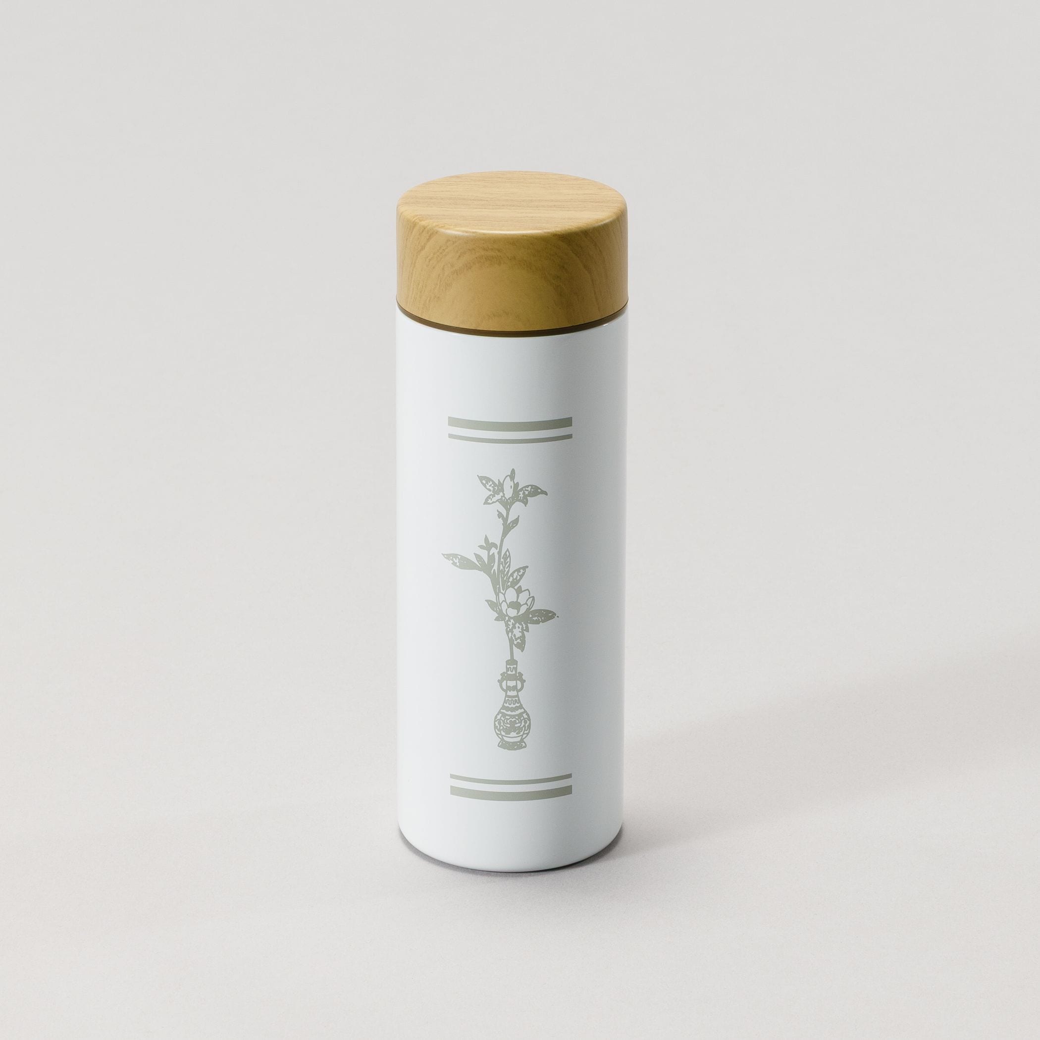 茶道、花つぼ J_O×開化堂「取込盆用 100g 茶筒」 銅茶さじ付 | JANTJE_ONTEMBAAR
