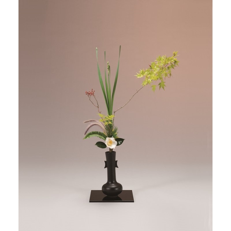 黒流(立て花用花器) | 花器・花瓶,陶器,萬古焼/万古焼 | フラワー