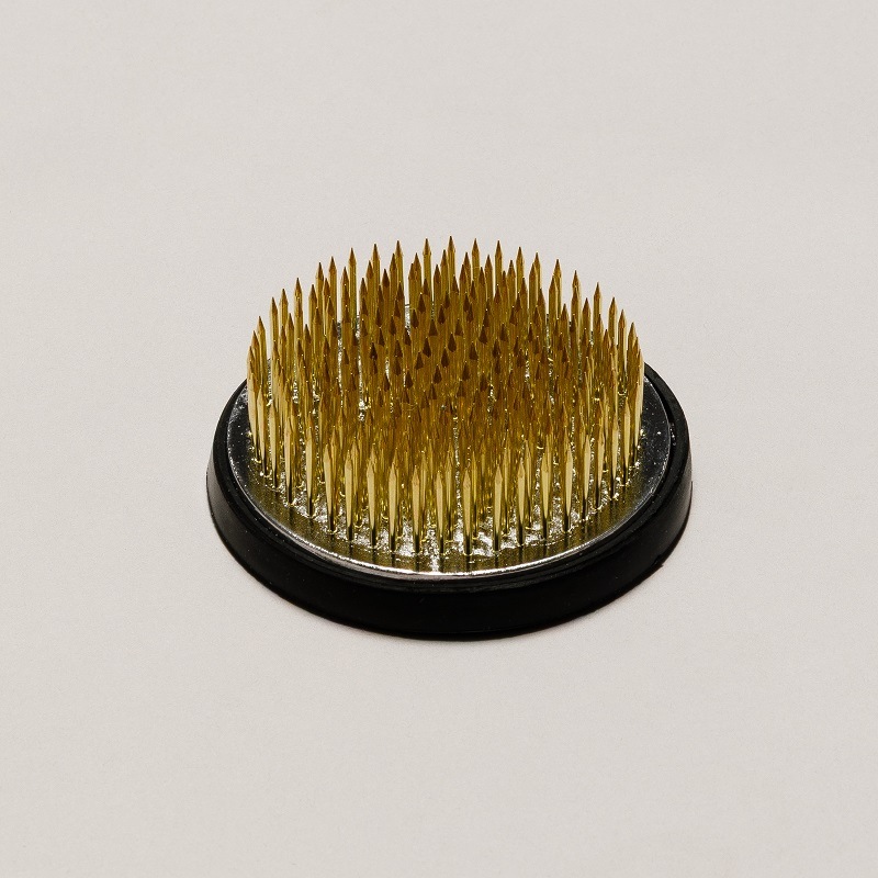 花瓶　勝楽満月水盤 アクリル水盤 ゴールド 【剣山なし】 | 花器・花瓶,アクリル