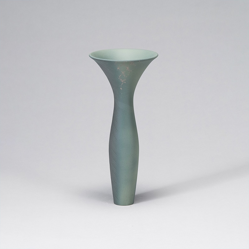 花器 清水焼1803 暗裏葉 | 花器・花瓶,陶器,京焼/清水焼 | フラワー