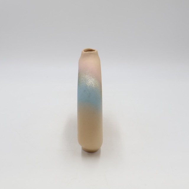 【新品未使用】清水焼　京焼　華善作　花瓶　花器 花器 清水焼1819 鉄砂 | 花器・花瓶,陶器,京焼/清水焼