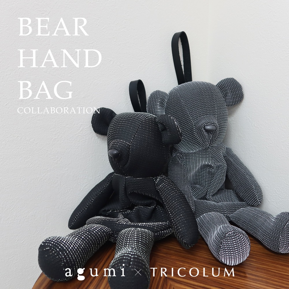 ��agumi �� TRICOLUM�� bear hand bag