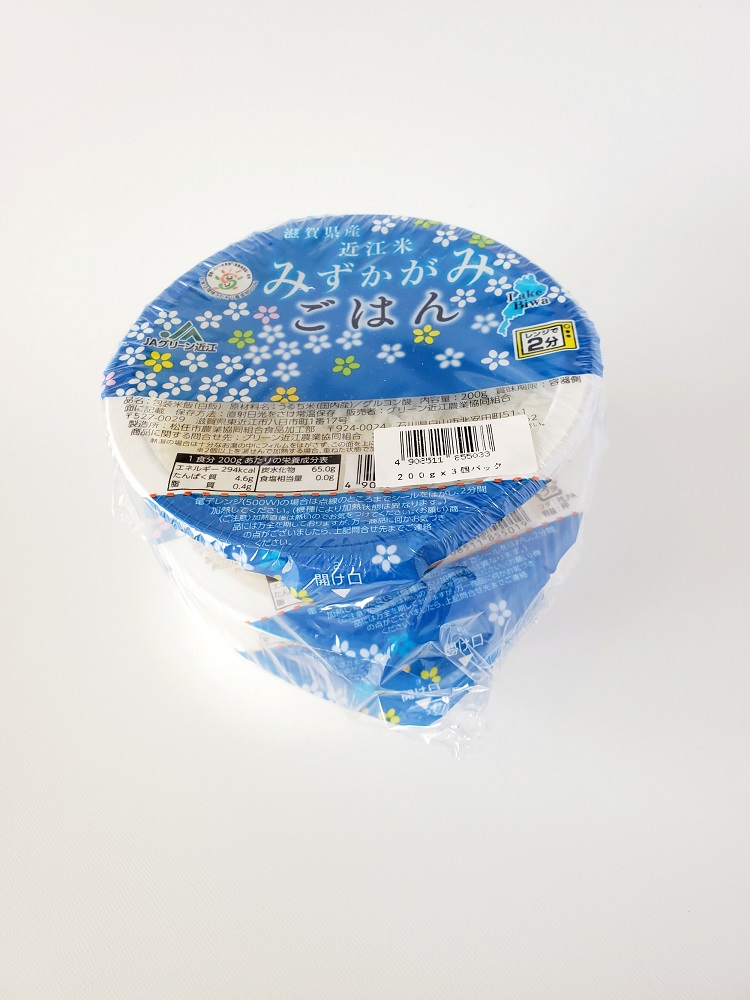 近江米 みずかがみレトルト3パック | 加工品 | 近江米 近江牛の販売