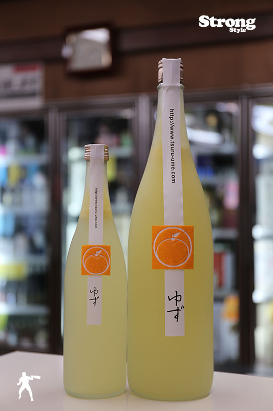 鶴梅 柚子 1800ml｜和リキュール,鶴梅シリーズ｜利田屋｜カガタヤ 地酒