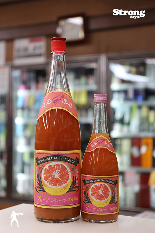 請福グレープフルーツシークヮーサー 1800ml｜和リキュール,請福