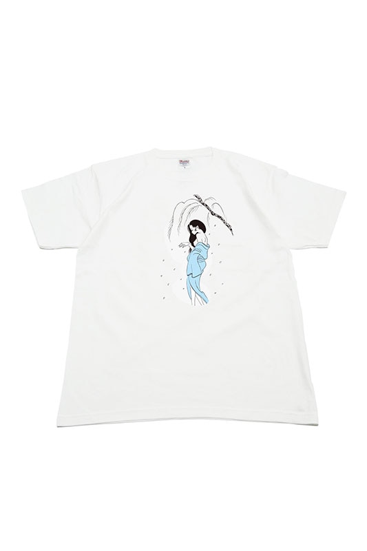 たなかみさき×Ohmine ゆきおんな Tシャツ｜日本酒,山口)Ohmine