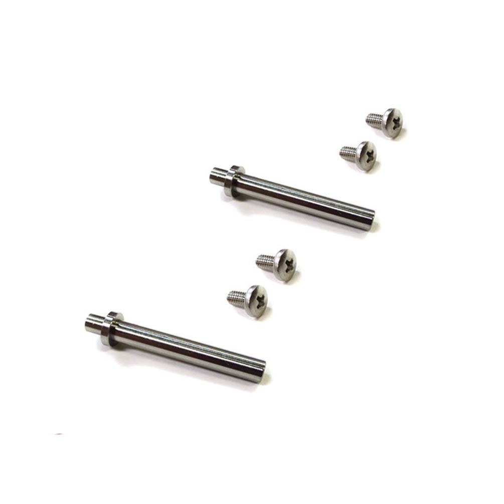 マルチノブシャフトS(4mm) Bセット2本 (ビス4本) ステン ダイワ シマノ