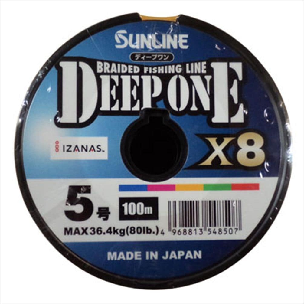 ����饤�� �ǥ����ץ���8 (5�� 80LB) 100mñ�� Ϣ��� �ޥ�����顼 8����PE�饤�� DEEP ONE