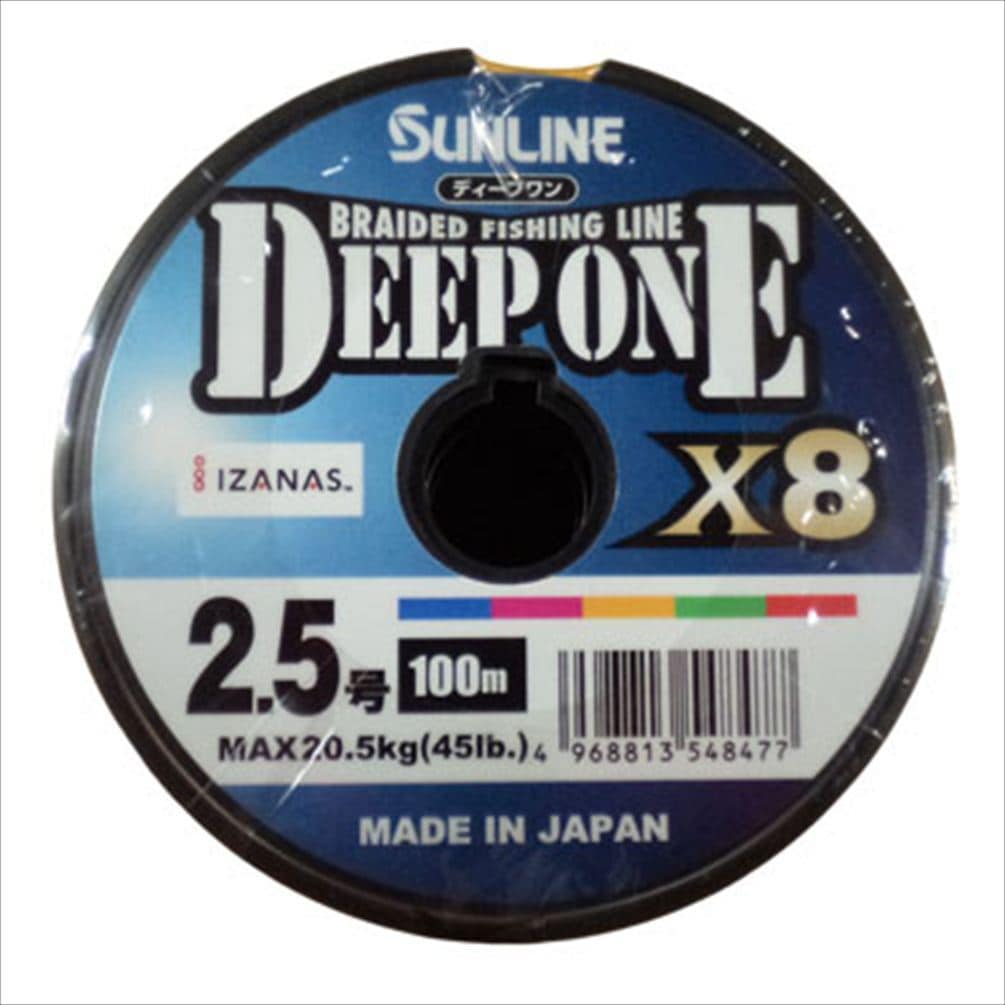 ����饤�� �ǥ����ץ���8 (2.5�� 45LB) 100mñ�� Ϣ��� �ޥ�����顼 8����PE�饤�� DEEP ONE
