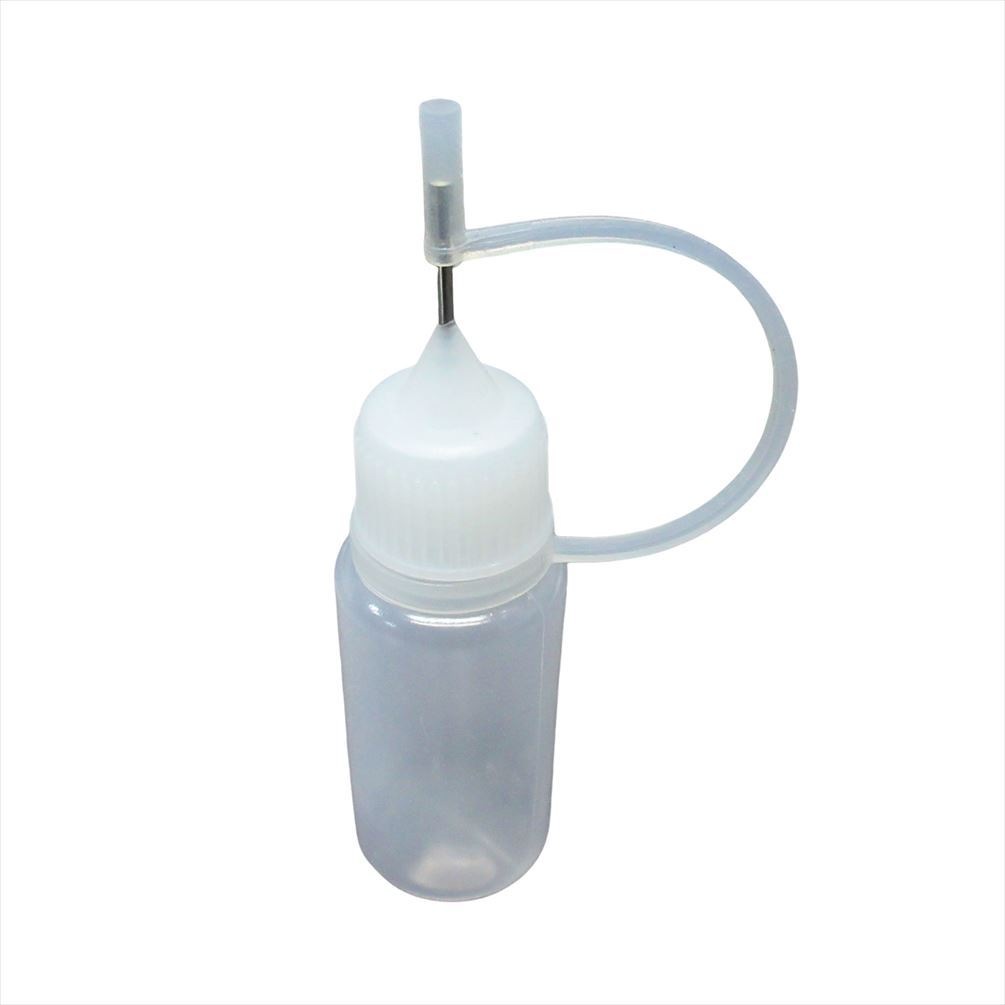ドロッパー ニードル オイル ディスペンサー 容器 10ml (白