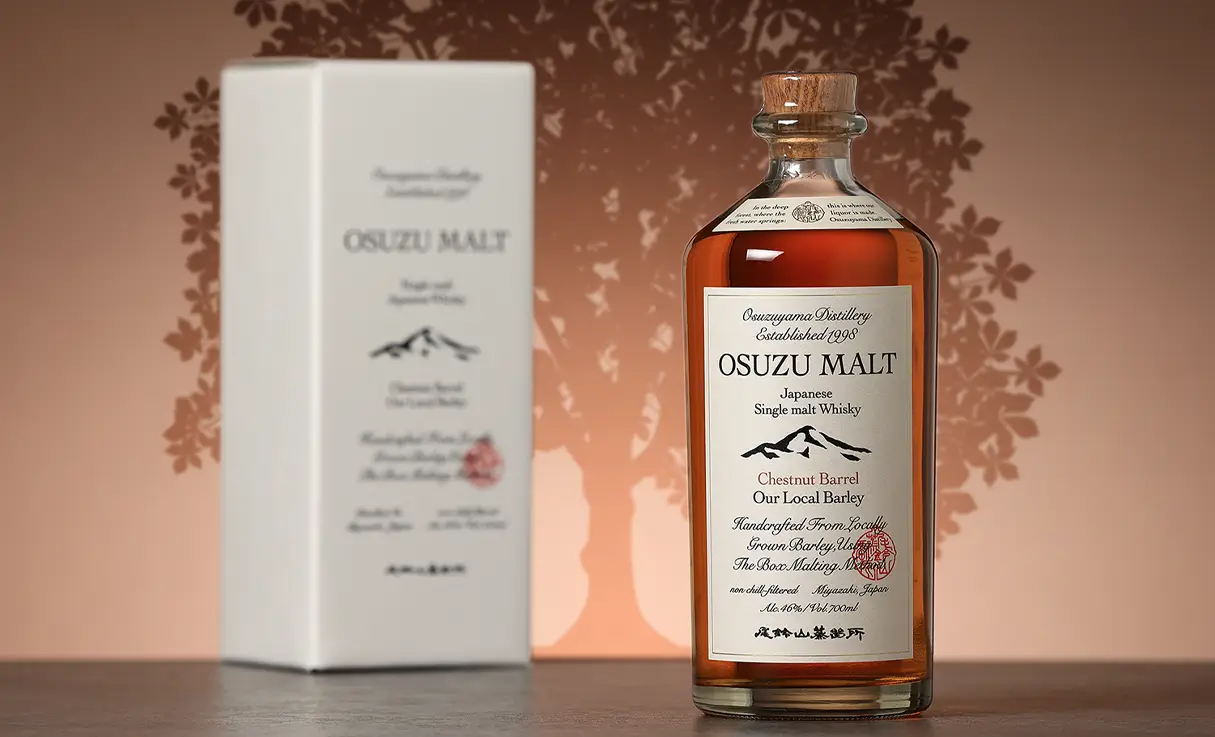 OSUZU MALT Chestnut Barrel 700ml | ウイスキー | -酒やの鍵本