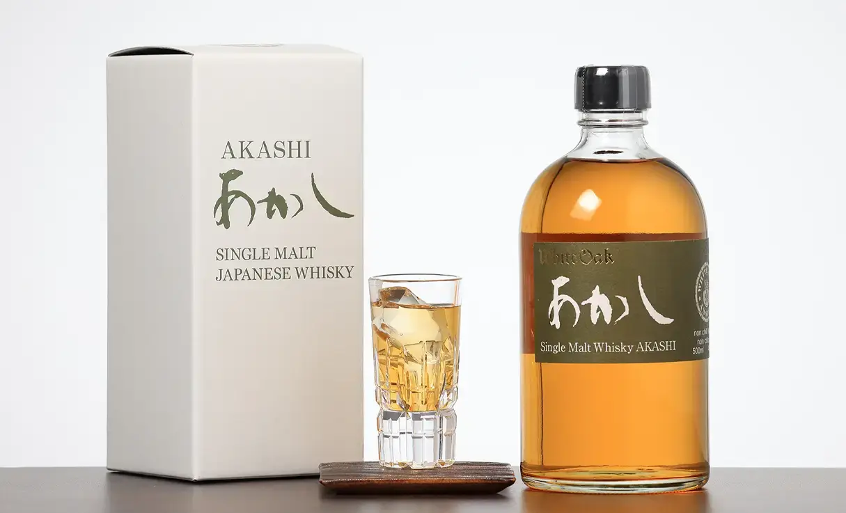 シングルモルト あかし ホワイトオーク 500ml | ウイスキー | -酒やの鍵本