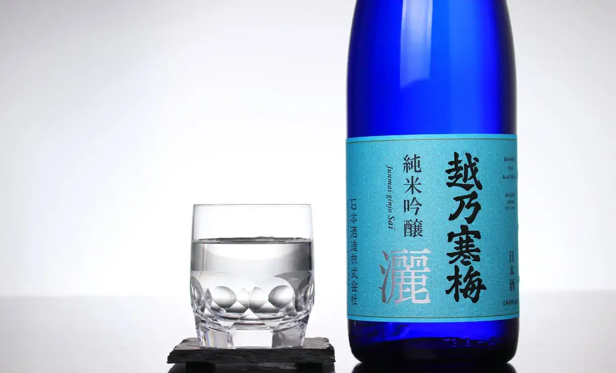 越乃寒梅 純米吟醸 灑 1.8L | 越乃寒梅｜石本酒造（新潟県） | -酒やの鍵本