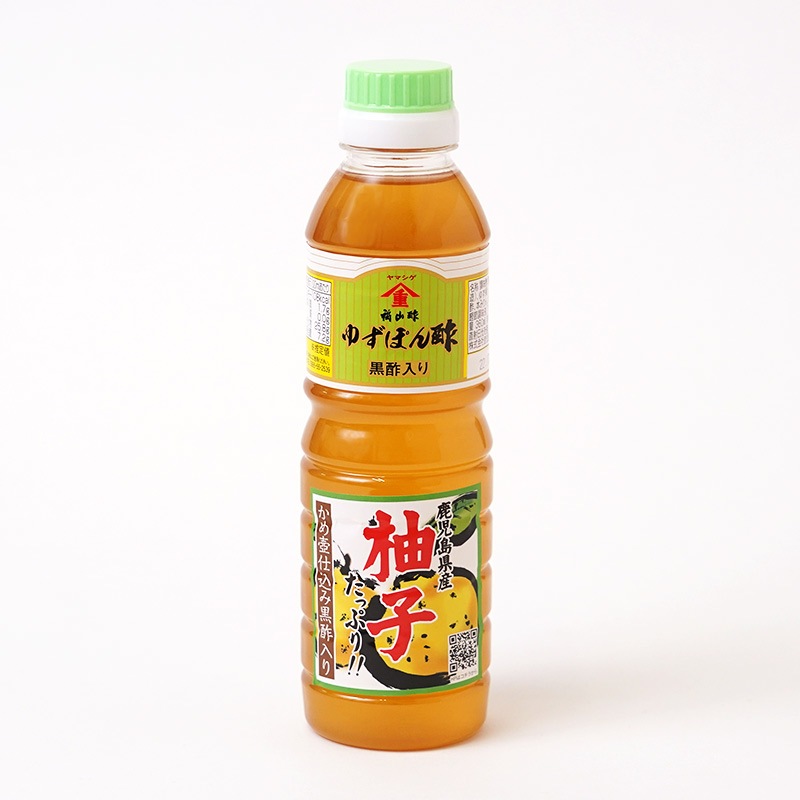 福山酢醸造 ゆずポン酢 黒酢入り 360mlのお取り寄せ通販 かご市ネットショップ
