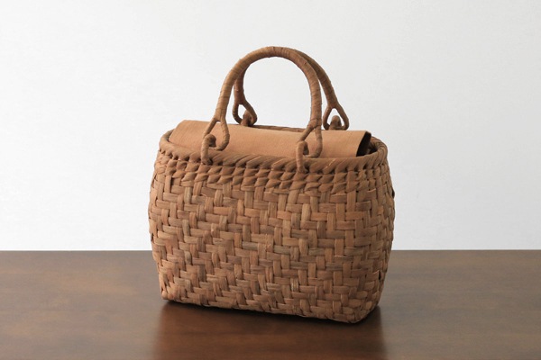 ｋｅｉさま専用　山ぶどうミニ下籠３個 まんまるやさしいやまぶどう籠(網代編み/リング取手/小サイズ