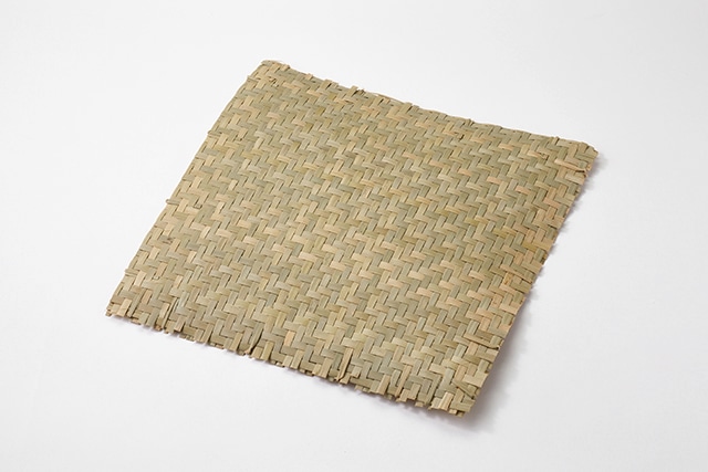 竹シート 網代編み(2枚セット)ひご幅約7～10mm編み部分約36×36cm