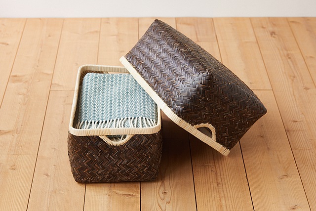 黒竹 行李外寸(約)幅50×マチ31×高さ22cm | インテリア,ジャンルから