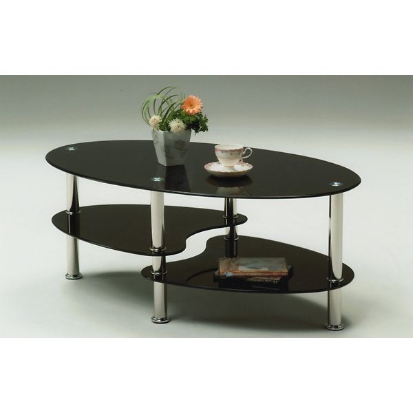 ガラステーブル 100cm ローテーブル　家具　Ja027 センターテーブル ガラス ローテーブル 完成品 幅100 奥行45 高