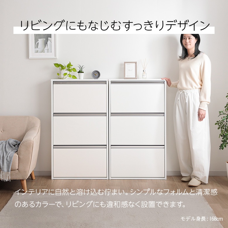 完成品 シューズボックス スリムシューズBOX 薄型 17cm シューズ