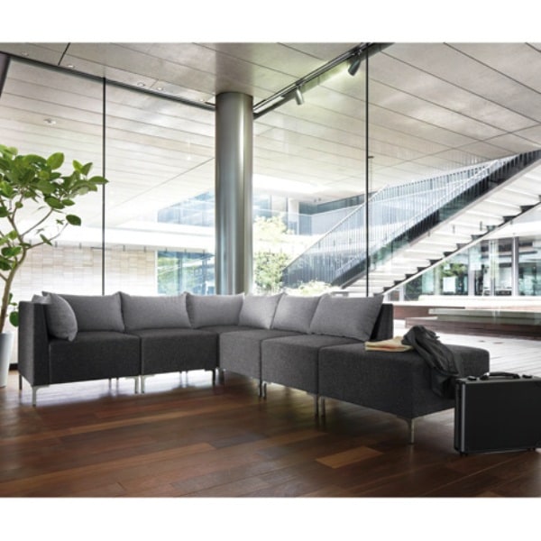 ブラウン L字型応接ソファ ブラウン L字型応接ソファ