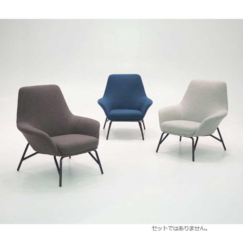 デザイナーズチェア　ラウンジチェア　グレー② デザイナーズチェアラウンジチェアグレー②