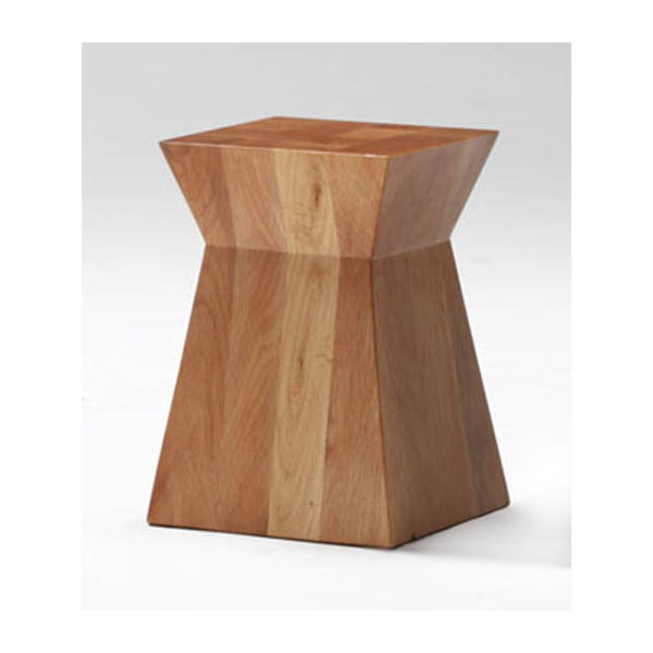 スツール 椅子 チェア 花台 木製 無垢材 ツイスト モダン アジアン 北欧