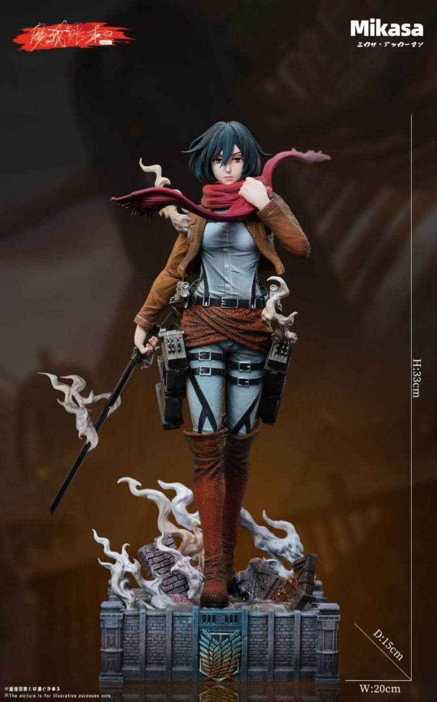 進撃の巨人 ミカサ エレン フィギュア　海外輸入品 進撃の巨人 エレン ミカサ フィギュア 値下げ可｜Yahoo!フリマ