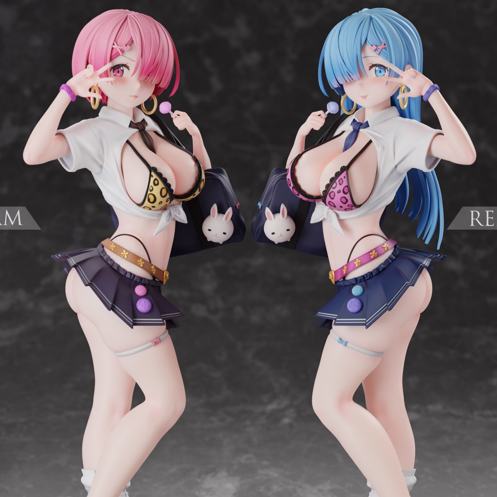 予約】Re:ゼロから始める異世界生活 JKギャル風 レム＆ラム