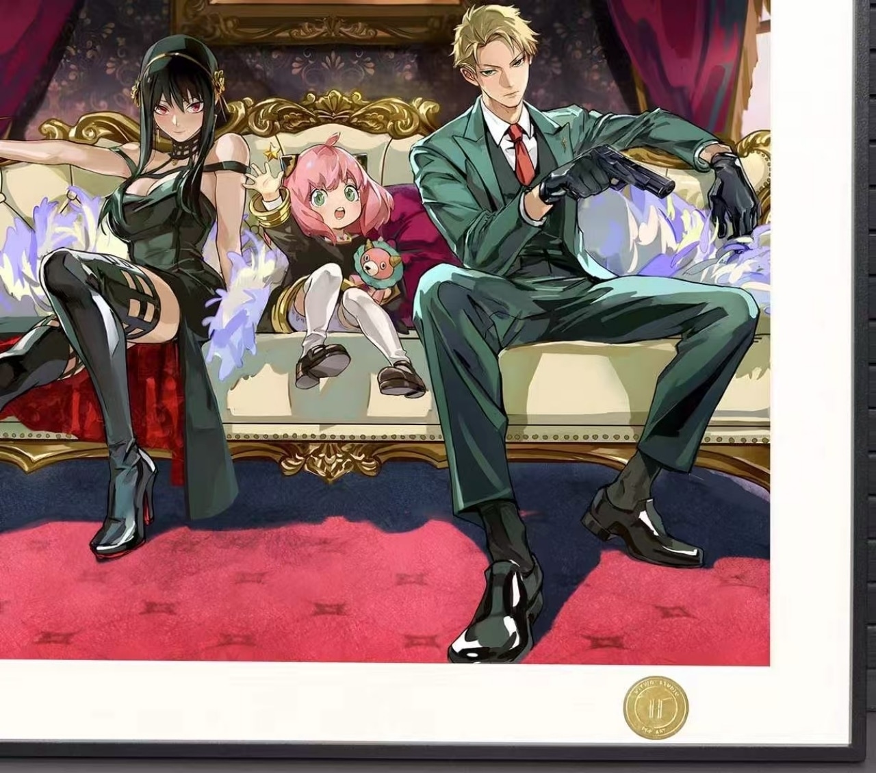 在庫】SPY×FAMILY アートパネル（アーニャ・ヨル・ロイド）H Two