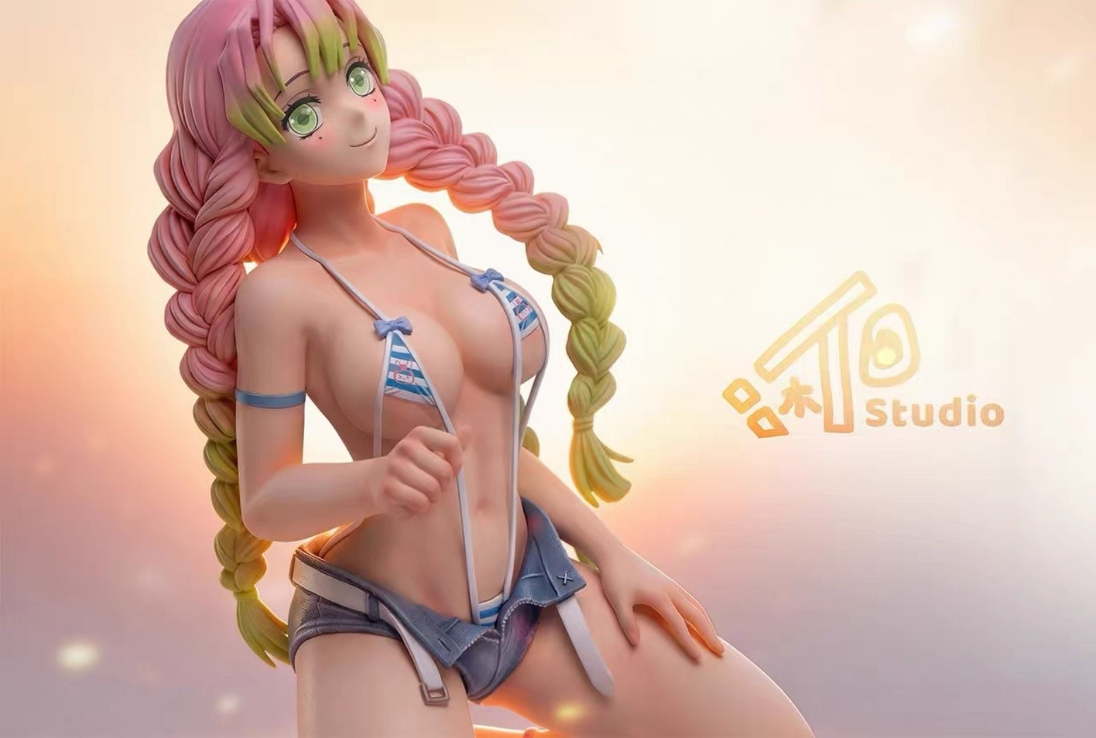 鬼滅 水着 鬼滅の刃 箔押しイラストカード 女性キャラ 水着 公式通販