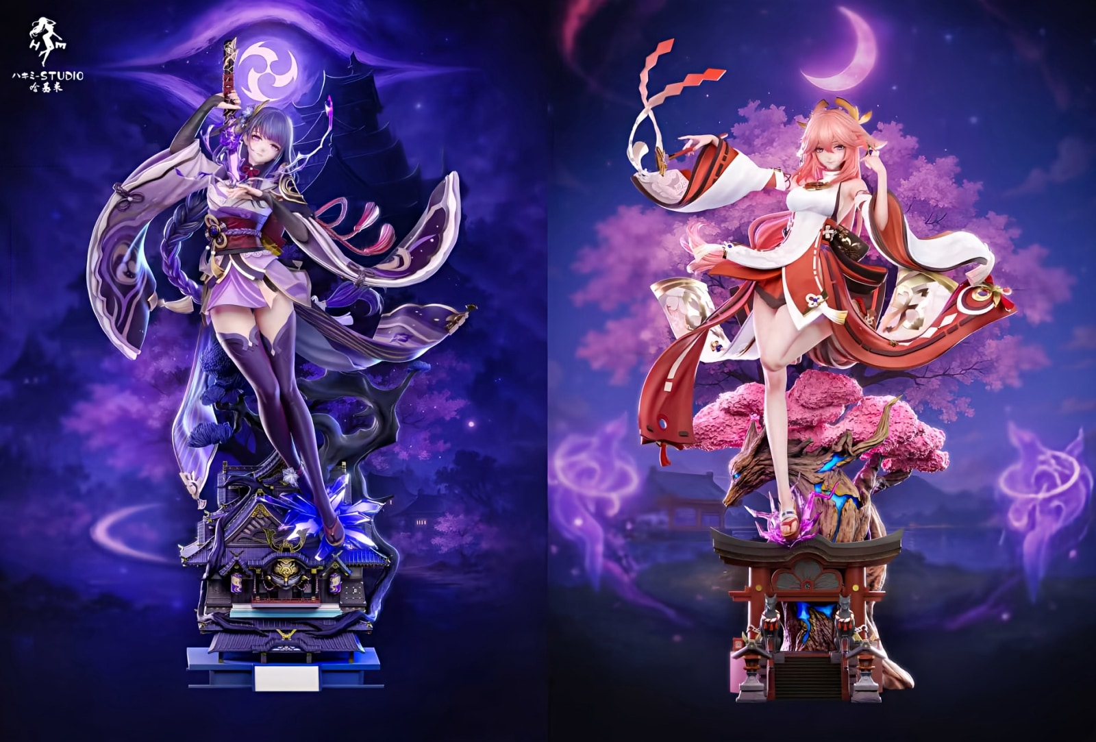 予約】雷電将軍 & 八重神子 ハキミStudio | 原神 | 海外フィギュアショップ