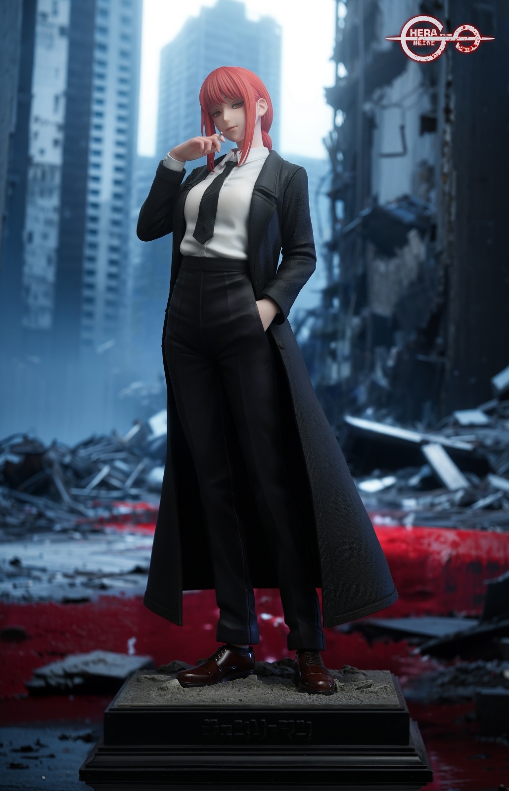 チェンソーマン　マキマ　ガレージキット　1/4 フィギュア　HERAスタジオ Amazon.co.jp: マキマ フィギュア ドレスVer. 1/4スケール 塗装