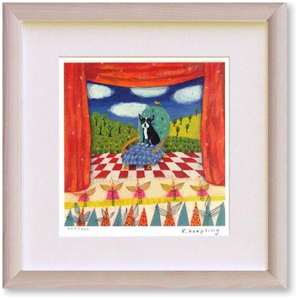Karen Hoepting カレンホイプティング ボストンザワールド 版画 絵画 カレンホイプティング・ボストンザワールド 版画